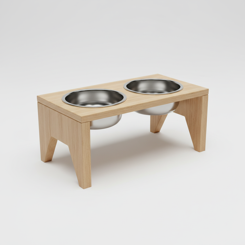 No-Spill Elevated Dog Feeder - View 2
